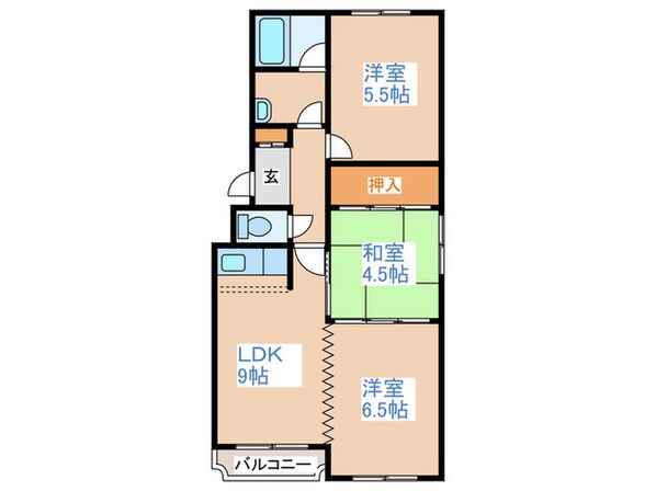 シャト－和田の物件間取画像